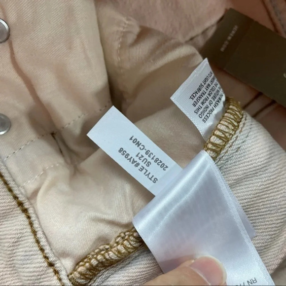 New J Crew Classic Straight Leg Jeans High Rise Overdyed Pink - Picture 4 of 11